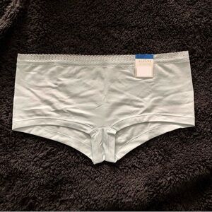 Alfani Light Mint Lace-Trim Boyshort Panty